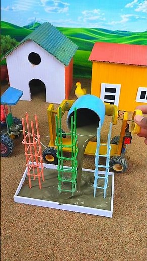 diy tractor video | mini tractor ka video mini construction machine project | #shorts #youtubeshorts