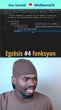 exercices 4 function list and function