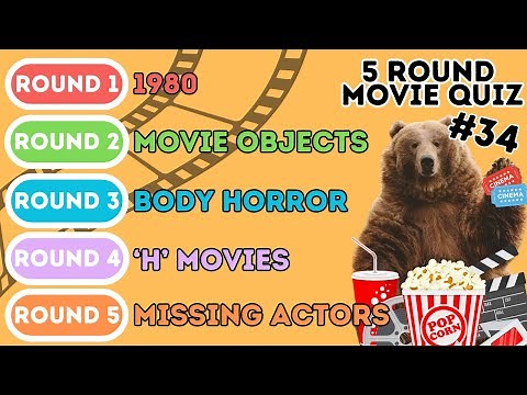 The 5 Round Movie Quiz | 1980, Objects, Body Horror, 'H' Films and Missing Actors? (34)