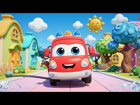Happy Firetruck Goes Nee Naw Nee | Emergency Vehicle Songs & Hero Rhymes