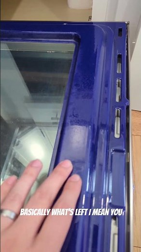 Heavy duty oven cleaner ruined my enamel! Here's what it looks like after fixing it with vinegar!