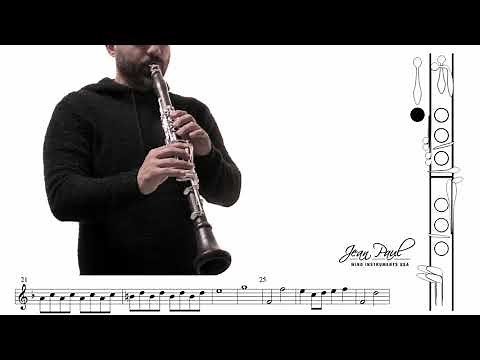 Learn How to Play Over the Rainbow ( Clarinet - Tutorial )