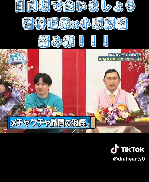 日向坂で会いましょう：若林正恭と小坂菜緒の絡み集！