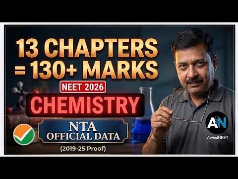 😱 Sirf 13 Chapters = 130 Marks! NEET 2026 CHEMISTRY | NTA Data Proof (2019–25)