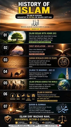 The history of muslim religion