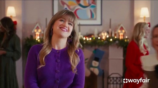 Wayfair TV Spot, 'Holidays: The Wayborhood' Featuring Kelly Clarkson, Peter Billingsley