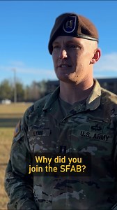 21K views · 319 reactions | Visit Army.mil/SFAB to find out how to start making a difference as a U.S. Army Advisor. #Military #SFAB #USArmy | 1st Security Force Assistance Brigade | Facebook