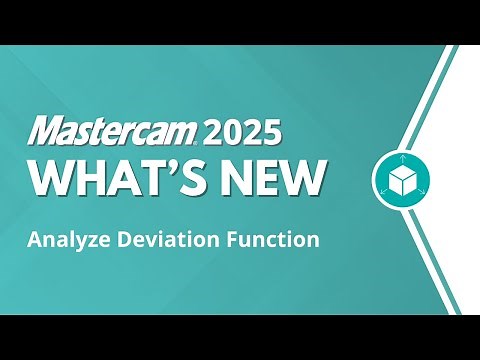 Analyze Deviation Function in Design | What's New for Mastercam 2025