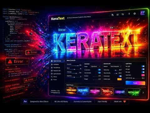 KeraText — The End of Manual Text Styling in After Effects: One Plugin to Rule Them All