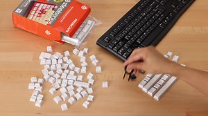 SteelSeries 60219 PrismCaps – Double Shot Pudding-style Keycaps – Durable PBT Thermoplastic – Com...