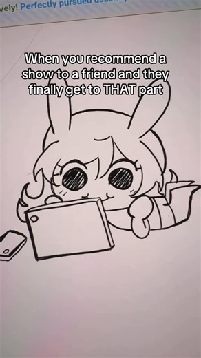 Hibi on Instagram: "No warning cus it’s spoilers is my logic #digitalart #viral #funny #real #show"