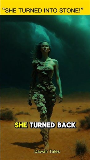 The Wife of Prophet Lut Turned Into Stone | Islamic Story#islamicshorts#knowledge #islamicvideo