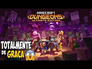 COMO BAIXAR INSTALAR E JOGAR MINECRAFT DUNGEONS ULTIMATE EDITION NO PC!!