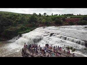 Amazing Godachinmalki Falls, near Gokak Falls shot in DJI MAVIC PRO - Part 1
