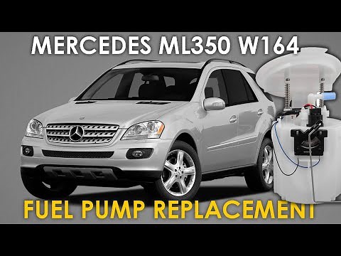 HOW TO REPLACE (REMOVE/INSTALL) FUEL PUMP FOR MERCEDES BENZ ML 350 W164 2007 M CLASS #ml350