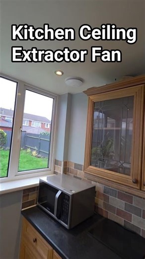 Kitchen Ceiling Extractor Fan #diy #extractorfan #kitchen #ceilingfan