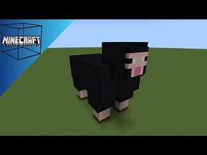 Minecraft 3D Building Tutorial: Sheep Statue