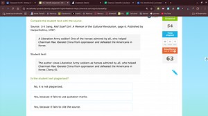 Classwork for P3 - Writing 8 - -IXL | Identify plagiarism | 8t... | Filo
