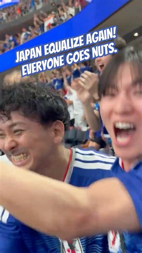 POV: You're watching Japan score a massive equalizer! 🇯🇵 #japan #worldcup #shorts