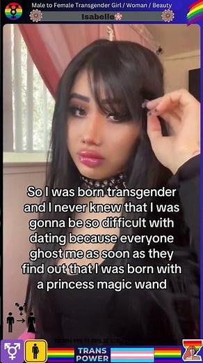 Male to Female Transgender Woman -Isabelle #viralvideo #shortvideo #transgender #mtf #lgbt #shorts
