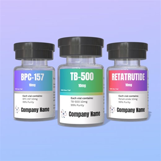 Editable Peptide Vial Labels (digital Download) – Canva Template - Etsy Canada