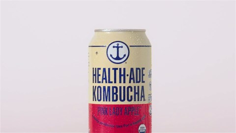 Health-Ade Pink Lady Apple® Kombucha, Organic Drink, 12-Pack (11.5 Fl Oz Cans) - Fermented Tea with Probiotics, Non-GMO, Vegan, Gluten-Free