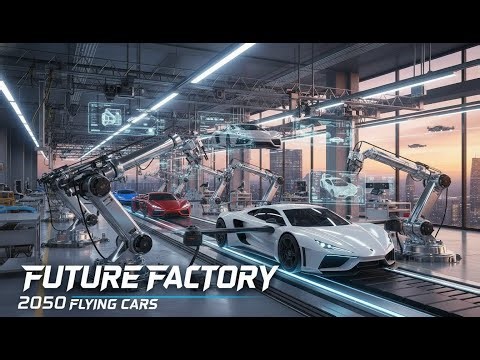 How Flying Cars Will Be Manufactured in 2050 | Future Factory