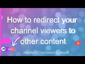 How to redirect viewers to other content on your channel or to other YT channels #tips #redirect