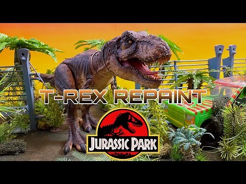 Jurassic Park T-Rex Repaint Showcase