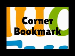 DIY Fabric Corner Bookmark | Easy Sewing Project for Beginners