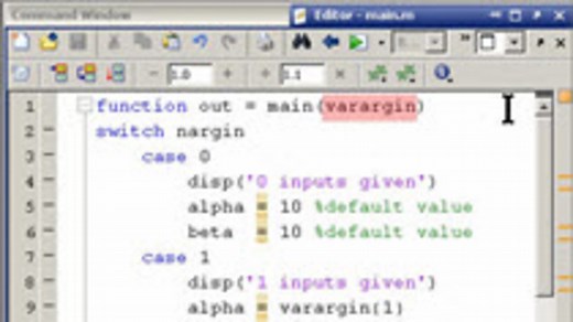 Advanced MATLAB: Varargin and Nargin- variable inputs to a function