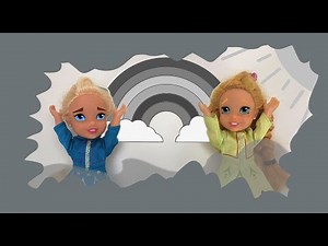 Elsa and Anna toddlers go on a mission to bring the colours of the forest back