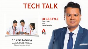 Imagine holding up your iPad in class so you can “see” the periodic table in AR mode, or accessing recorded lectures and screen-recordings of the “virtual whiteboard” if you were absent from class. Edgefield Secondary School is a 1:1 iPad school and they’ve completely embraced tech in and out of the classroom. LISTEN: Ft. Mr Siew Chin Hoong, Biology teacher and ICT coordinator, Edgefield Secondary School. Tech Talk with Daniel Martin, weekdays 3pm on #CNA938 | CNA938 | Facebook