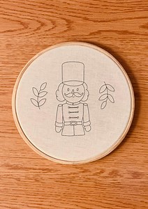 Nutcracker & Toy Soldier Hand Embroidery Pattern PDF, DIY Winter Stitch Design, Christmas Decor, Perfect Gift - Etsy
