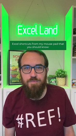 This shortcut hard codes the date. If you want the date to update to whatever the current date is, use the TODAY function. #excel #workhacks