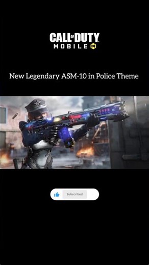 New Legendary ASM-10 in Police Theme CODM - Trailer COD Mobile Season 7 Lucky Draw #codm