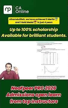 PRC 02 QAB | Second Degree Quadratic Equation | By Sir Ali Shahid | Nearpeer CA l #nearpeer #icap