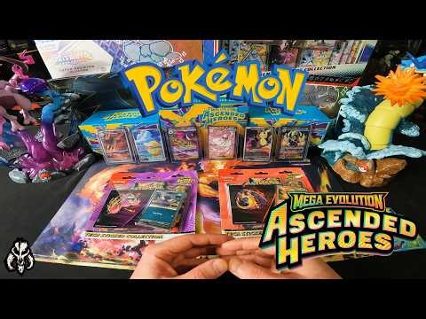 Pokemon Mega Evolution Ascended Heroes | Tech Sticker Collection | Unboxing