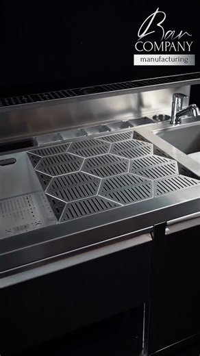 BAR DESIGN&BAR STATIONS&BAR EQUIPMENT on Instagram: "Mobile bar station for catering and events by “Bar company” -304 Scratch-resistant steel -Honeycombs -Water pump,without connection to the water supply -special mobility case To get explanation how to order bar station, send message to direct✅"