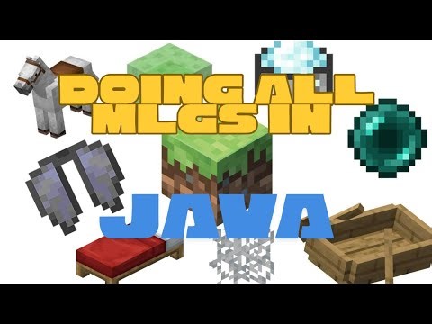 DOING ALL MLG'S IN MINECRAFT JAVA || ReySHORTS || #minecraft #java #gaming #video #game #gameplay