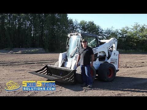 Rock Bucket for Skid Steer Loader - Eterra HD Skeleton Bucket 80" - Skid Steer Solutions