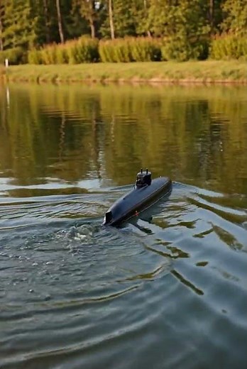 This tiny submarine dives like a real one 😳🚀#rcsubmarine #minisub #submarine #underwaterworld