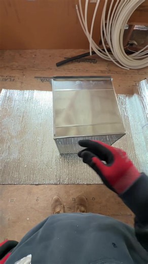 Installing a return #hvac #AirConditioning #foruourpage #tutorial #mrduct