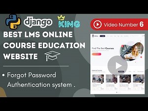 #6 Forgot Password Using Email in Learning Management System Project Using Python Django