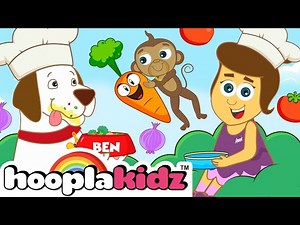 I Love Vegetables Song | Learning For Kids   More Nursery Rhymes & Kids Songs - HooplaKidz - Videos For Kids