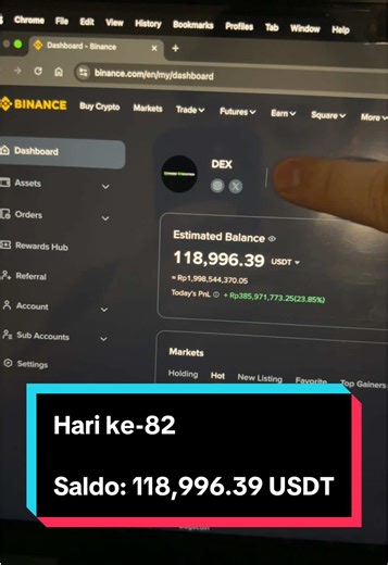 Trading Crypto: Hari ke-82 dan Mimpi Ferrari