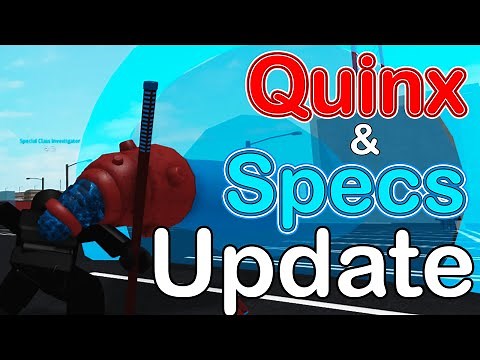 NEW QUINX And SPECS UPDATE In Ro Ghoul!! (Roblox)