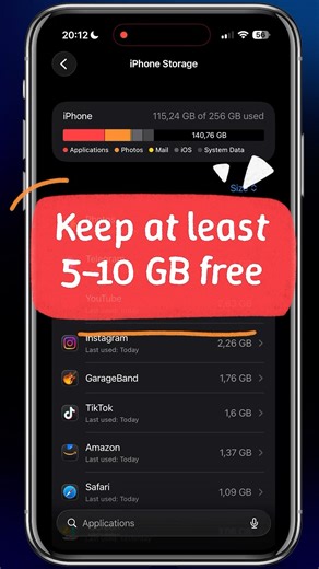 iPhone Apps Keep Crashing? Check Your Storage