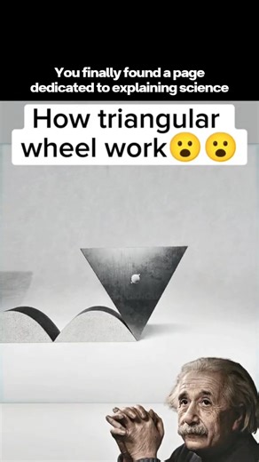 Conceptify – Science Simplified on Instagram: "🔺 Triangular Wheels? How Can They Roll Smoothly? ⚡🛞 Ever imagined a triangular wheel rolling on the ground without bouncing endlessly? It sounds impossible—but with clever engineering and math, it actually works! 😱 💡 Here’s How It Works: ✔ Special Road Design: Triangular wheels need a matching road shape (like inverted catenary curves) to roll smoothly 🛤 ✔ Geometry & Physics: The rotation of edges and vertices is carefully calculated to maintai