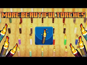 More Beautiful Torches mod in Minecraft